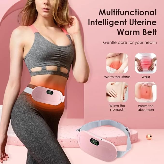 Period Cramp Relief Massager & Heating Pad