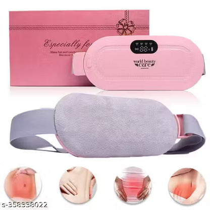 Period Pain Relief Belt with Heat & Massager
